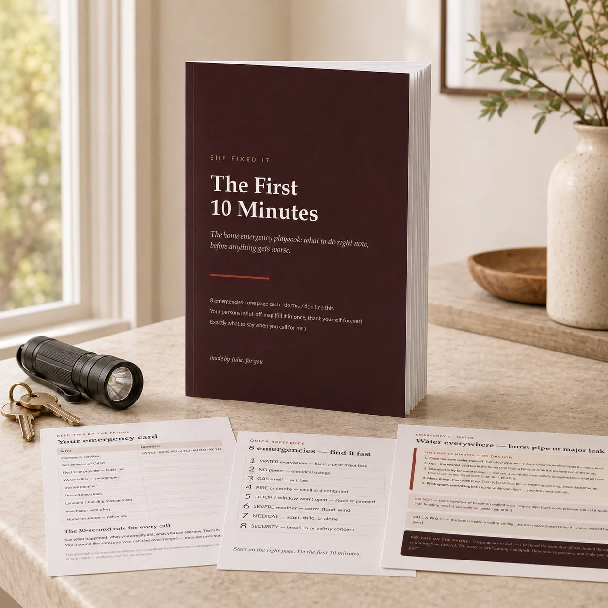 The First 10 Minutes: the Home Emergency Playbook